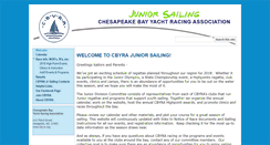 Desktop Screenshot of cbyrajuniorsailing.org